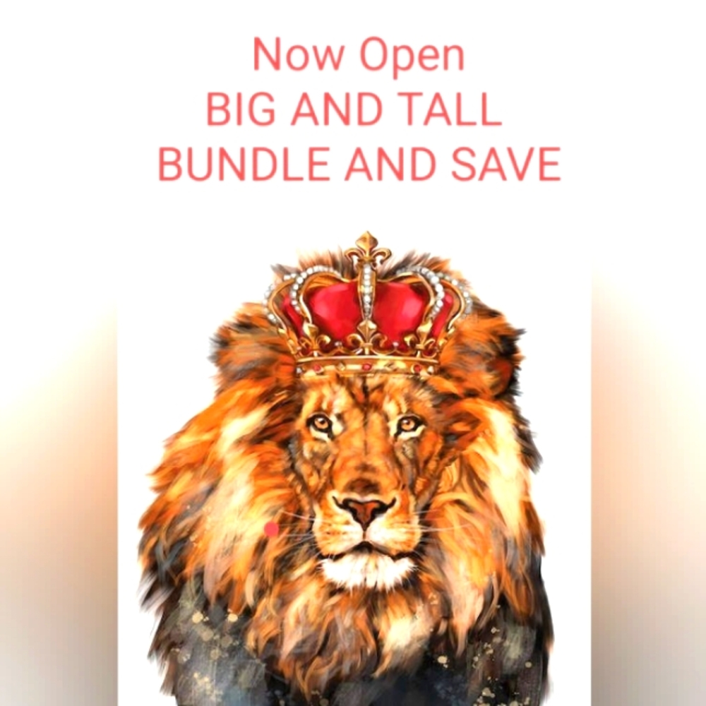 BIG AND TALL (BUY 2 GET 1 FREE (4X)